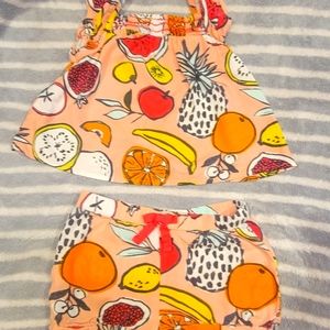 Fruit Shorts Set